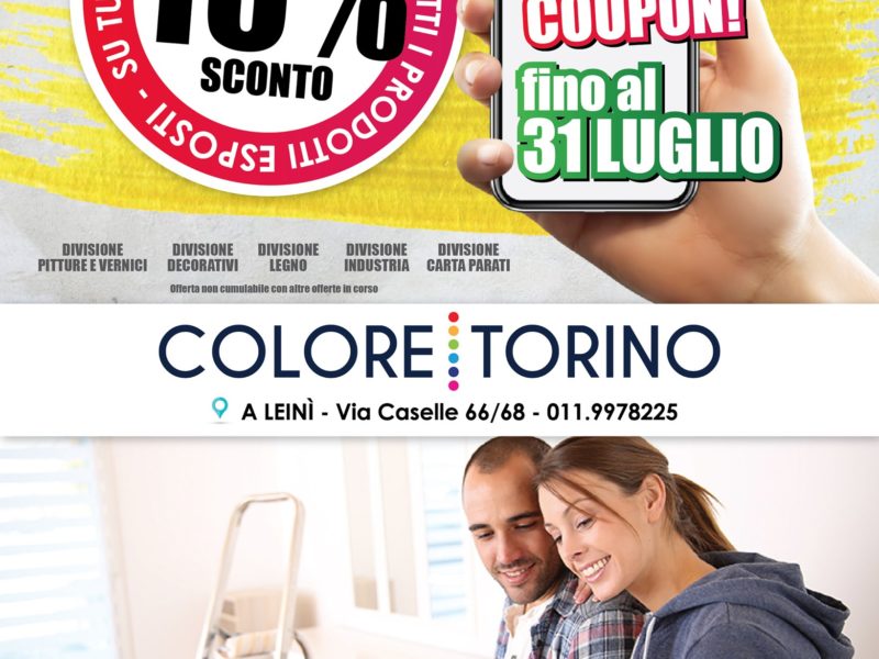 15% di sconto Colore Torino