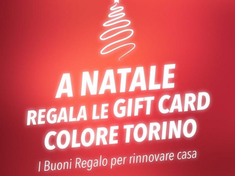 A Natale regala le Gift Card Colore Torino
